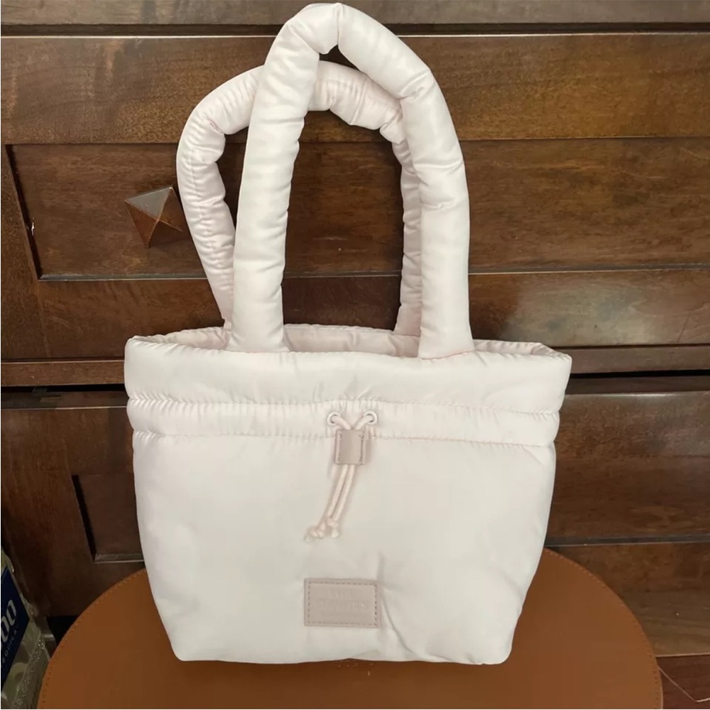 Kylie Cosmetics by Kylie Jenner Baby Pink Puffer Tote Bag NWOT